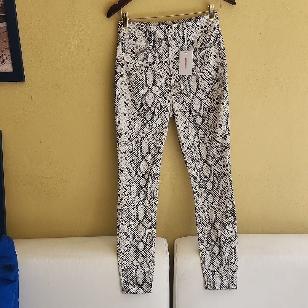 Good American Snakeskin Pants Skinny